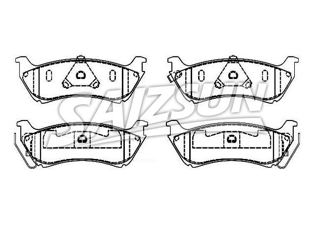 Brake Pad Set:163 420 04 20
