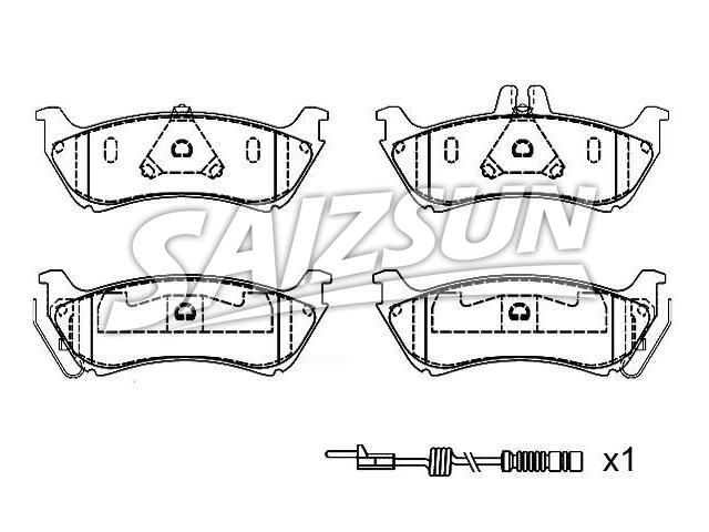 Brake Pad Set:163 420 14 20
