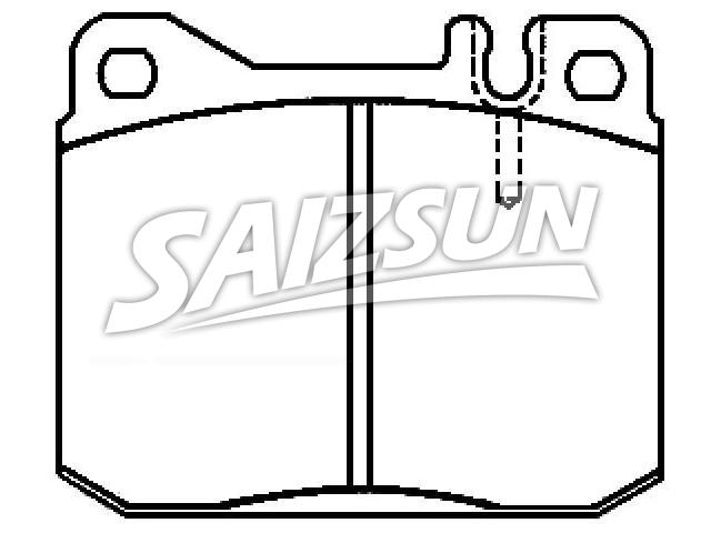 Brake Pad Set:000 420 63 20