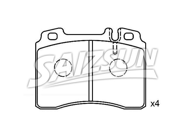 Brake Pad Set:001 420 98 20