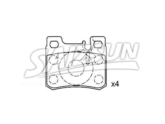 Brake Pad Set:002 420 01 20