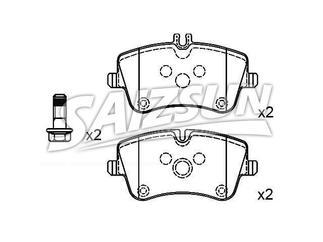 Brake Pad Set:003 420 60 20