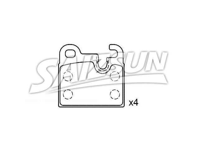 Brake Pad Set:34 21 1 150 556