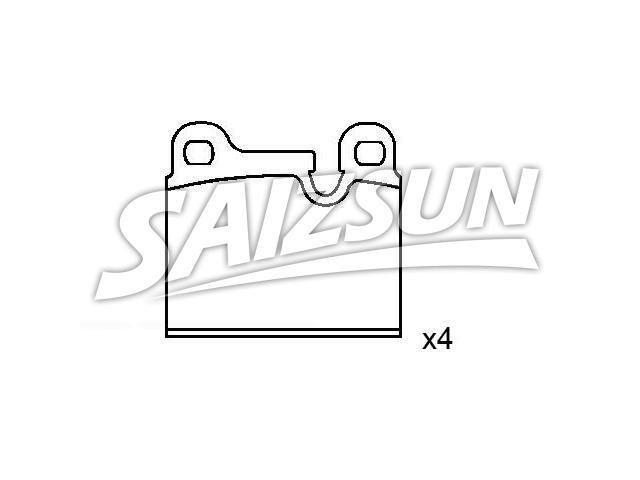 Brake Pad Set:34 21 1 159 269