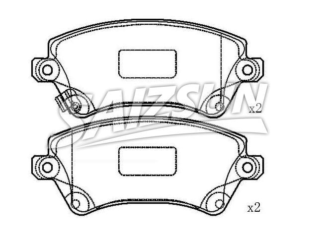 Brake Pad Set:04465-02061