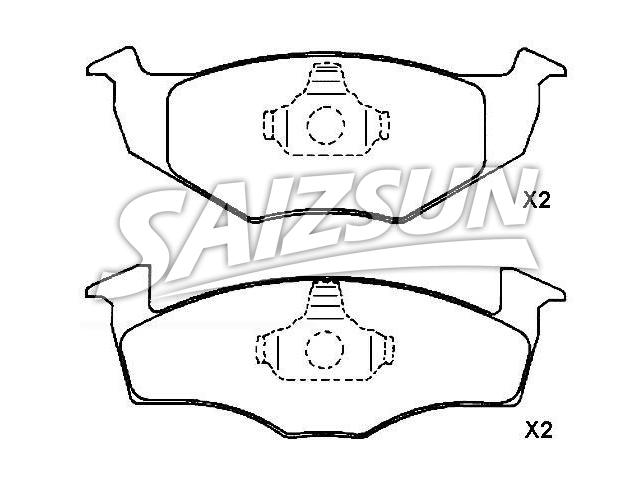 Brake Pad Set:1H0 698 151 A