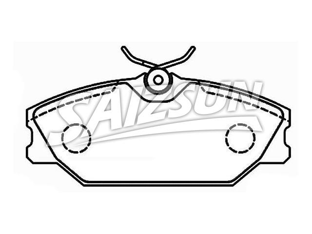 Brake Pad Set:77 01 206 379