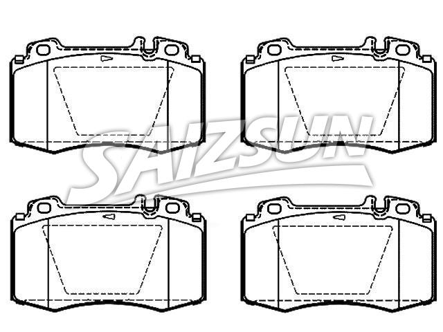 Brake Pad Set:003 420 58 20