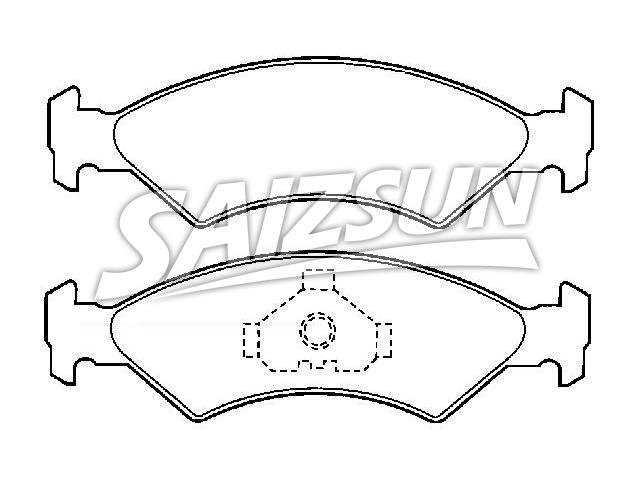 Brake Pad Set:6 188 427