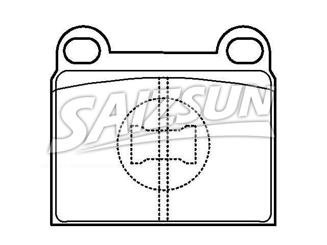 Brake Pad Set:171 698 151 B