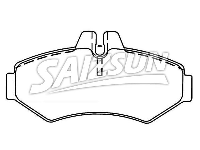Brake Pad Set:2D0 698 451 B