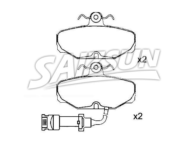 Brake Pad Set:1 648 236