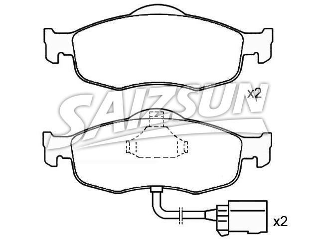 Brake Pad Set:1 022 079