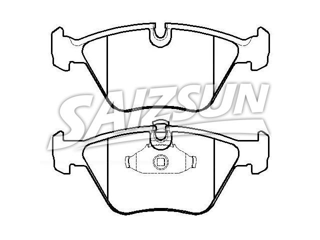 Brake Pad Set:34 11 1 163 387