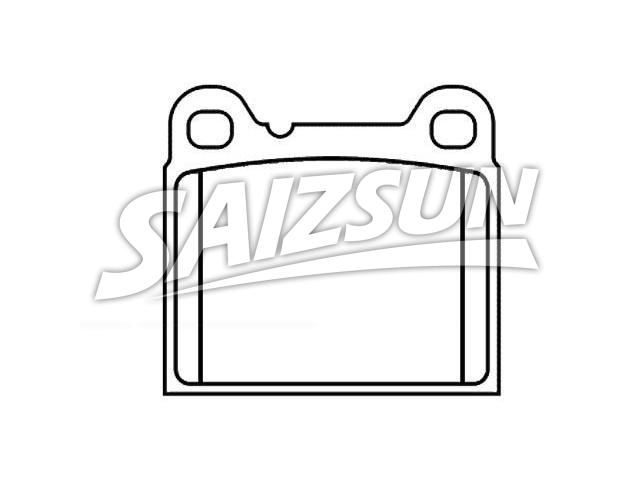 Brake Pad Set:271 586