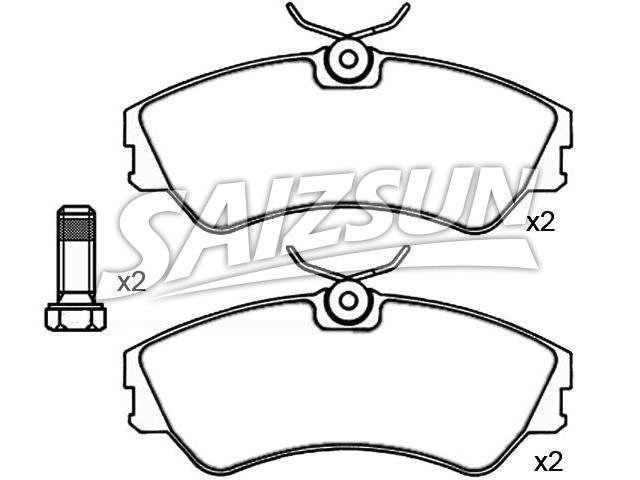 Brake Pad Set:701 698 151