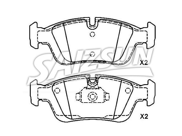 Brake Pad Set:34 11 6 761 244