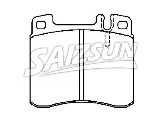 Brake Pad Set:002 420 03 20