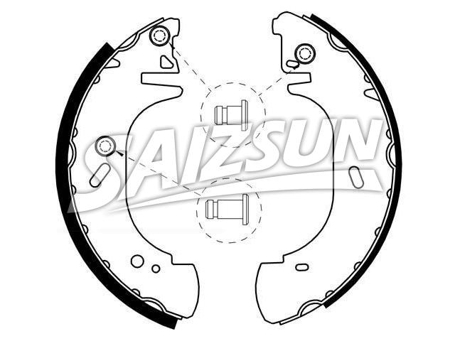 Brake Shoe Set:45 01 146