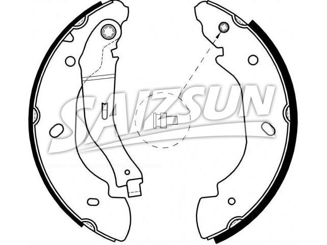 Brake Shoe Set:4 110 585