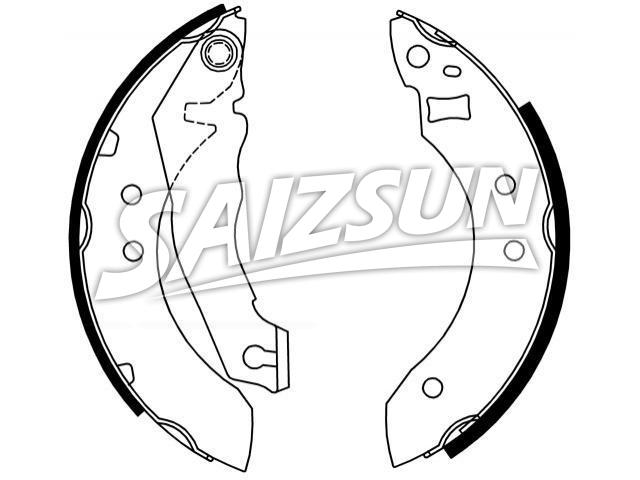 Brake Shoe Set:6 150 270
