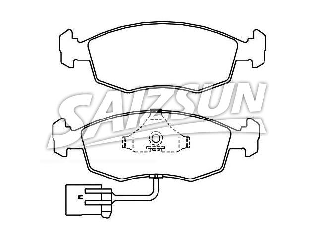 Brake Pad Set:6 821 708