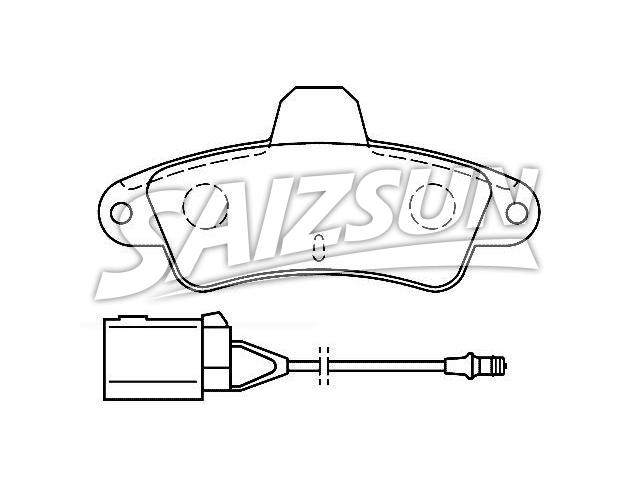 Brake Pad Set:7 153 477