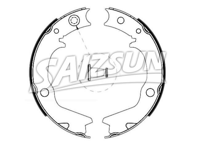 Brake Shoe Set:MB668906