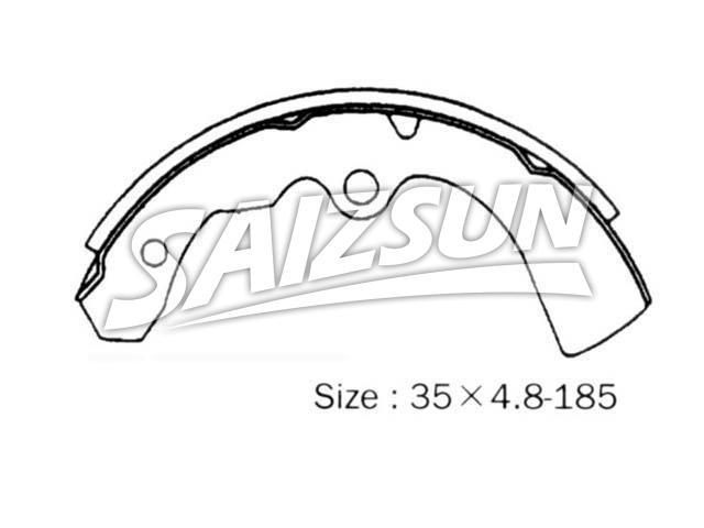 Brake Shoe Set:41060-G1625