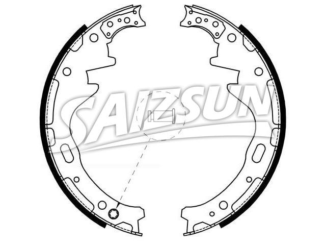 Brake Shoe Set:44060-03N26