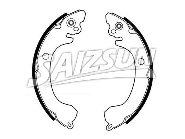 Brake Shoe Set:8-94111-495-0