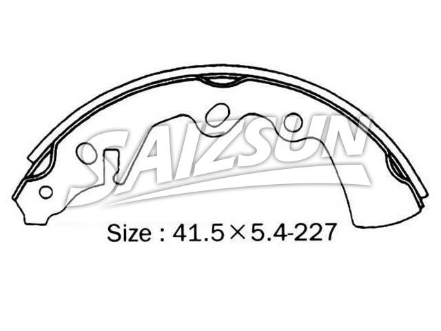 Brake Shoe Set:3514-26-38Z