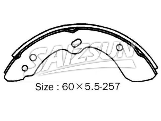 Brake Shoe Set:W001-33-310