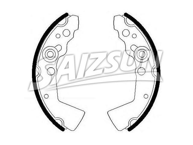 Brake Shoe Set:7251-78240