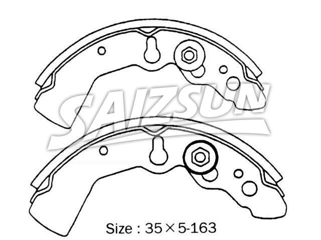 Brake Shoe Set:7251-78241