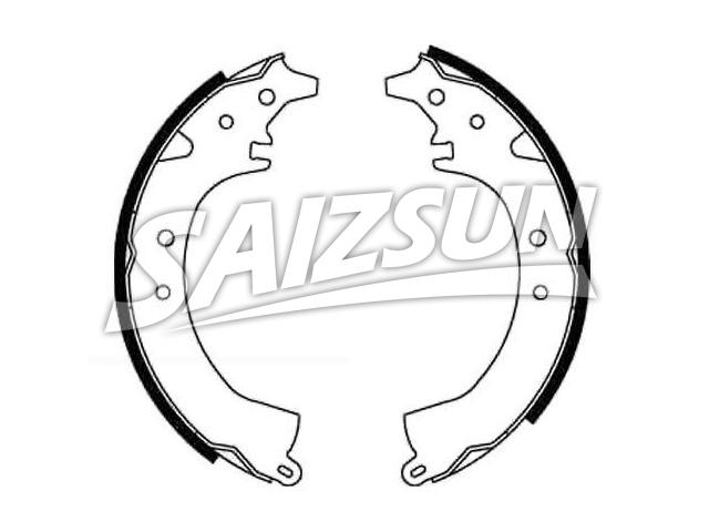 Brake Shoe Set:04495-14040