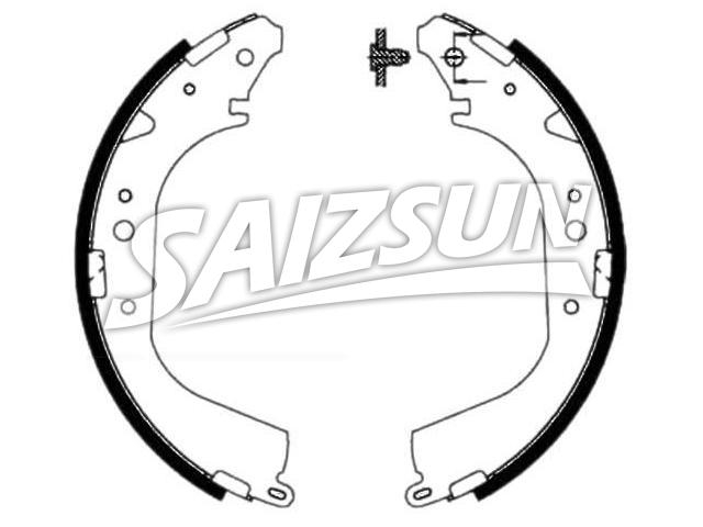 Brake Shoe Set:04495-60051