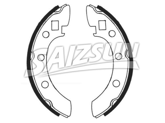 Brake Shoe Set:0710-26-310