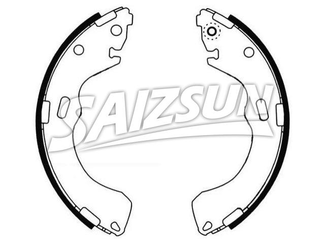 Brake Shoe Set:ECY1-26-38ZC
