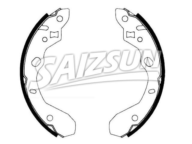 Brake Shoe Set:B2YD-26-38ZA