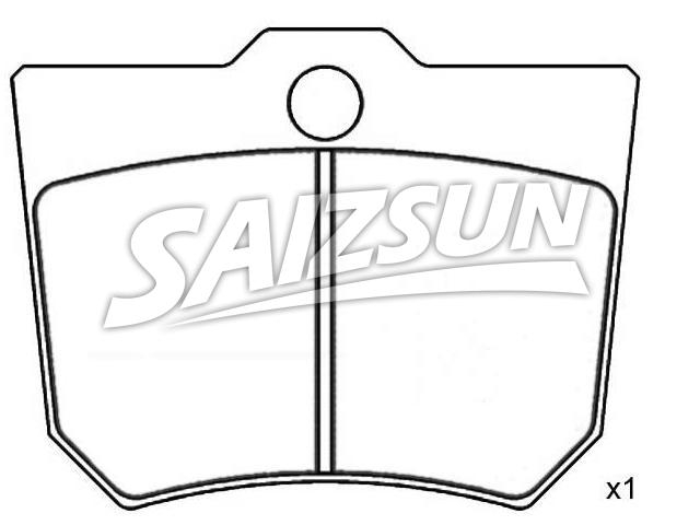 Brake Pad Set:3230081M91