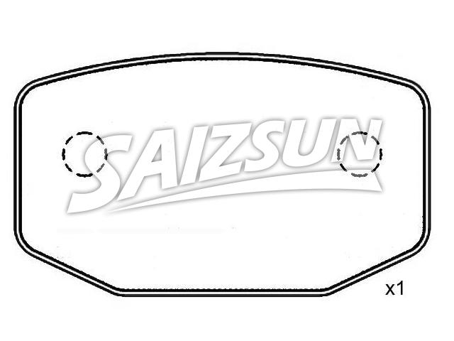 Brake Pad Set:121162