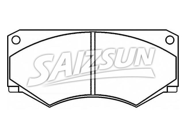 Brake Pad Set:601 586 00 45