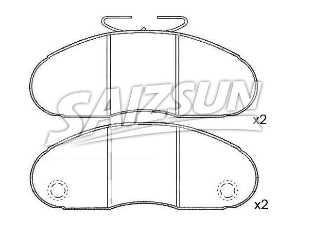 Brake Pad Set:631 420 00 20