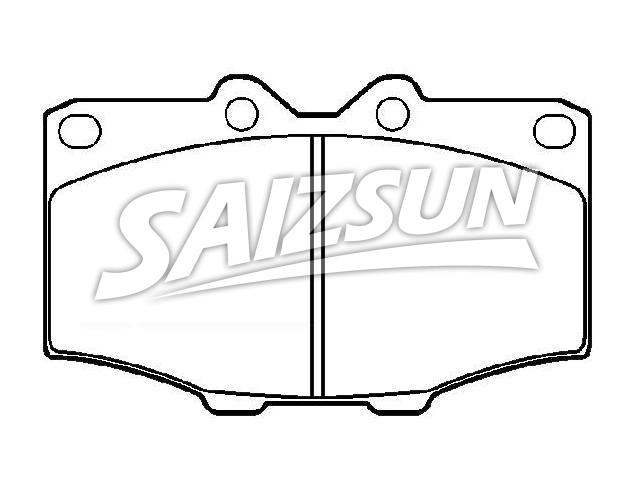 Brake Pad Set:04465-60040