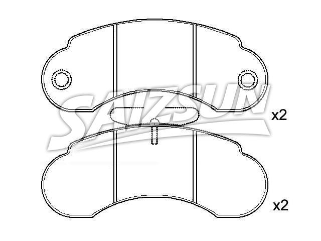 Brake Pad Set:631 420 03 20