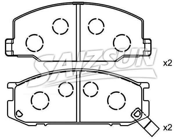 Brake Pad Set:04465-14061