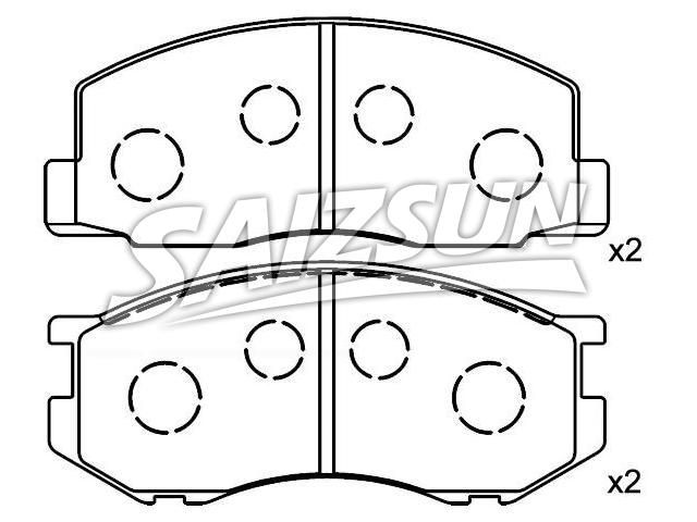 Brake Pad Set:04465-28020