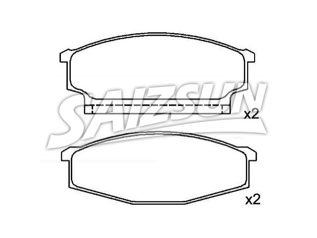 Brake Pad Set:41060-T7891