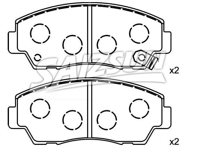 Brake Pad Set:UB39-49-280